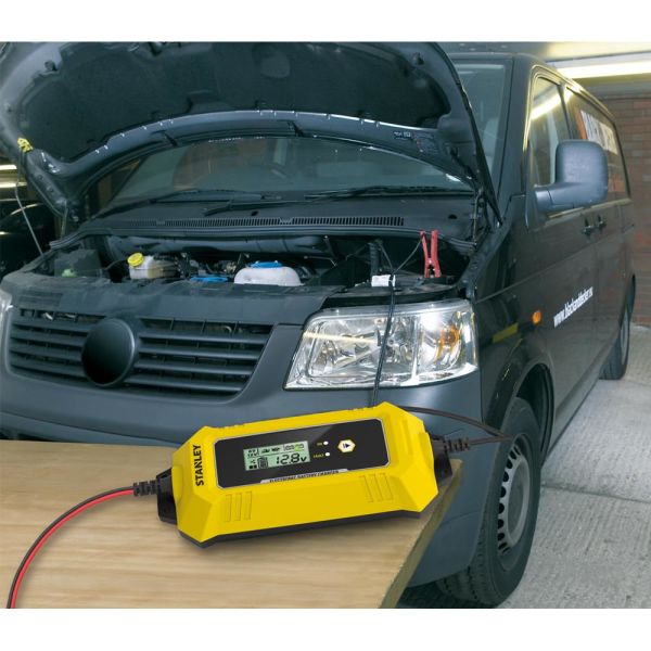 STANLEY SXA25 6V/12 80A Dijital Akıllı Akü Şarj ve Akü Bakım Cihazı