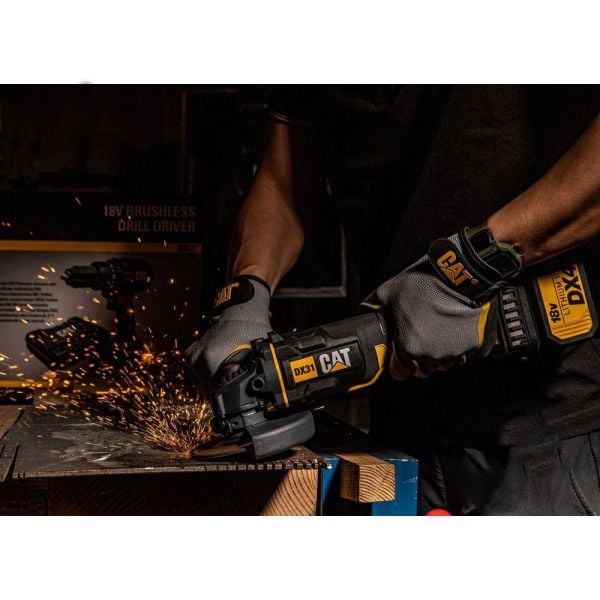 CAT DX31B Şarjlı Avuç Taşlama (Akü Dahil Değildir) 18Volt 115mm