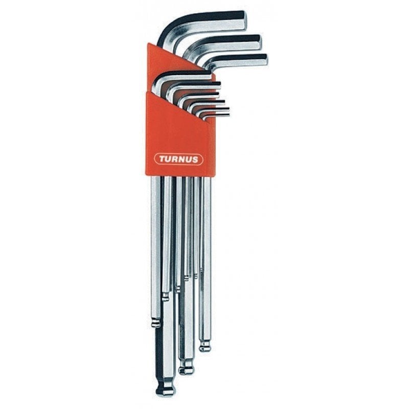Turnus 215-003 Bombe Başlı Allen Anahtar Takımı 9'lu