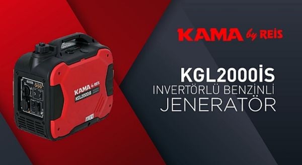 Kama By Reis 2000iS İnvertörlü Benzinli Jeneratör 2 kVA Monofaze