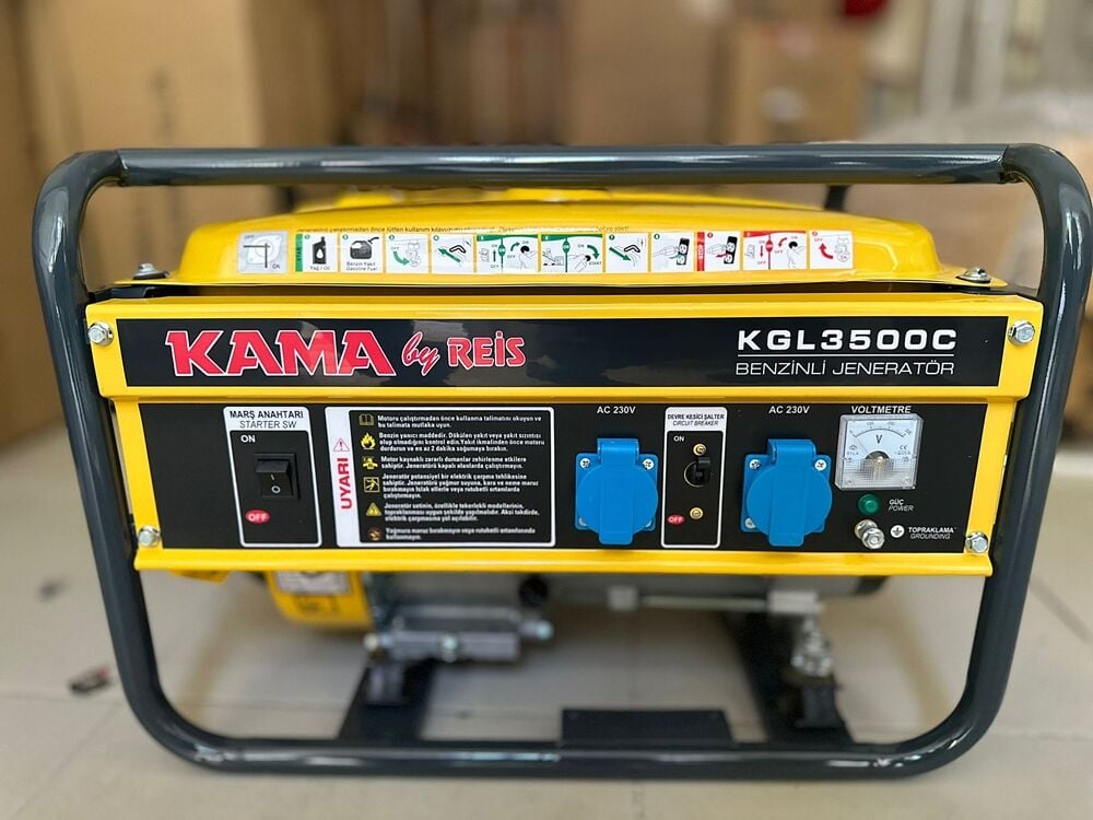 Kama By Reis KGL3500C Benzinli Jeneratör 3,5 kVA