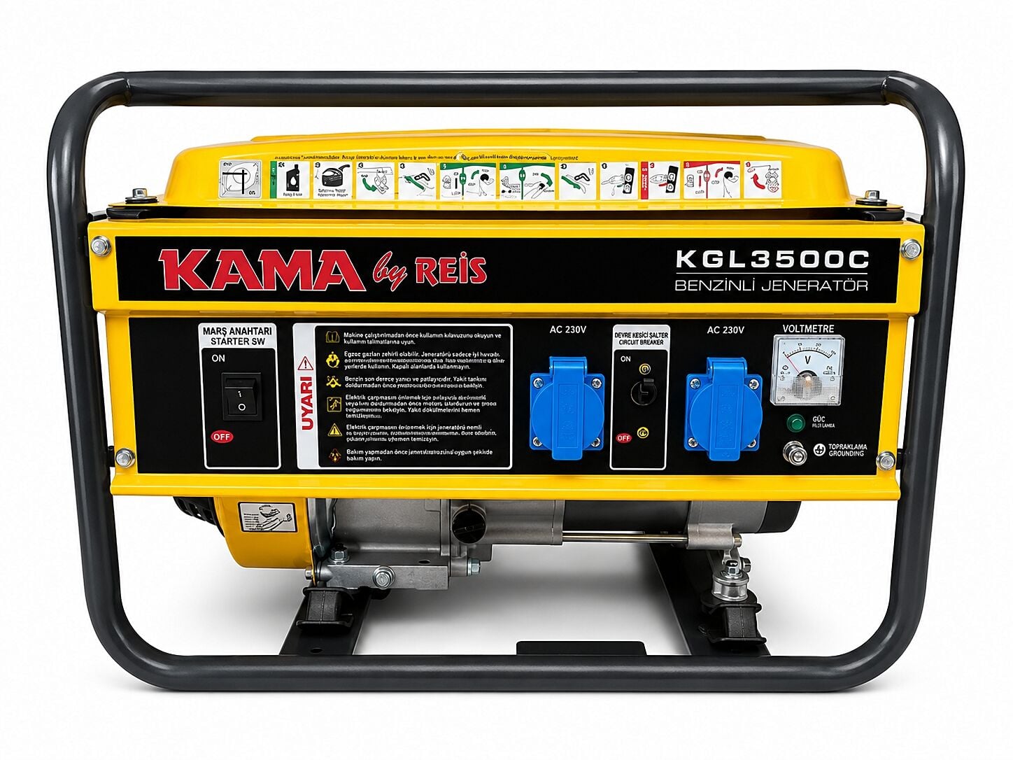 Kama By Reis KGL3500C Benzinli Jeneratör 3,5 kVA