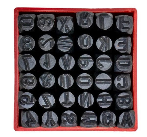 Partner Çelik Harf ve Rakam 5 mm 36' lı