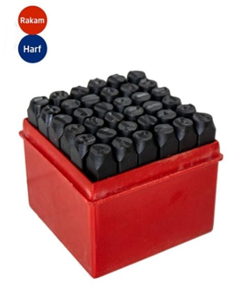 Partner Çelik Harf ve Rakam 6mm 36' lı