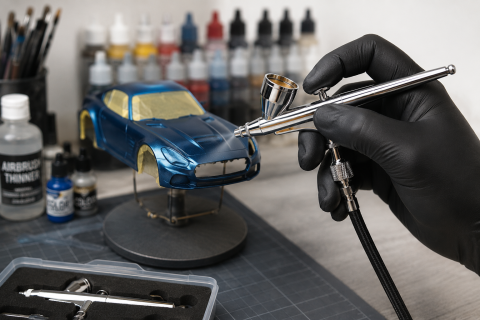 Magicbrush AB-122A Airbrush Boya Tabancası Set