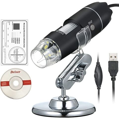 LYK USB1600X Bilgisayar Bağlantılı Dijital Mikroskop – 1600X Büyütme