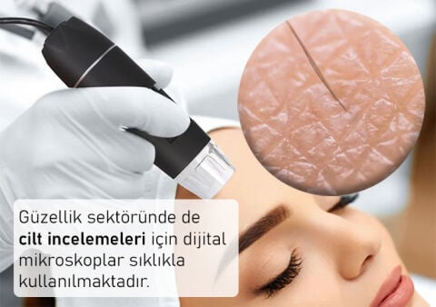 LYK USB1600X Bilgisayar Bağlantılı Dijital Mikroskop – 1600X Büyütme
