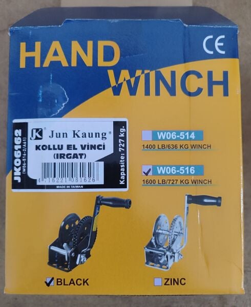 Jun Kaung JK-06162 Kollu El Vinci (Irgat) 727 kg.