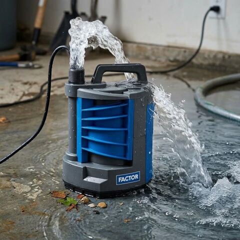 Factor PD750Z 750W Dalgıç Drenaj Pompası - Dipte Sıfırdan Emiş
