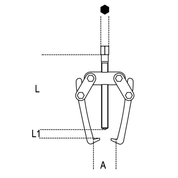 Beta 1515/3 İki Ayaklı Çektirme 90mm
