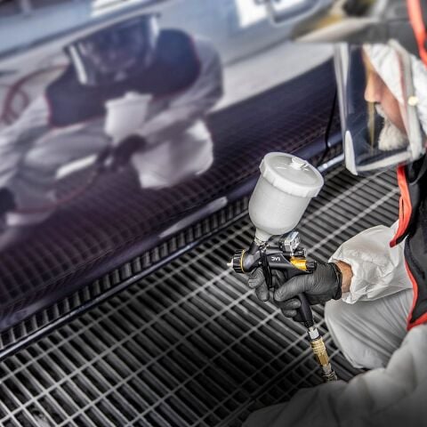 SPRAYTECH DV1 1.3 mm Üstten Depolu Boya Tabancası | Profesyonel Boya Püskürtme Tabancası