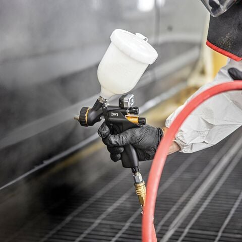 SPRAYTECH DV1 1.3 mm Üstten Depolu Boya Tabancası | Profesyonel Boya Püskürtme Tabancası
