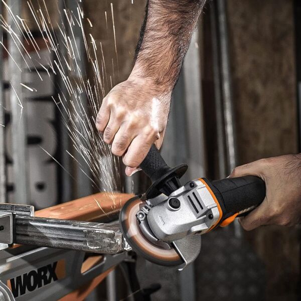 WORX WX803 Çift Akülü Şarjlı Avuç Taşlama 125 mm / 20Volt 2.0/4.0 Ah
