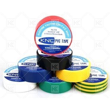 KNC 5 Renk PVC Elektrikçi İzole Band 5 Adet