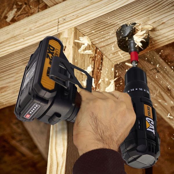 CAT DX155.1 Çift Akülü Şarjlı Darbeli Matkap 18Volt/2.0Ah
