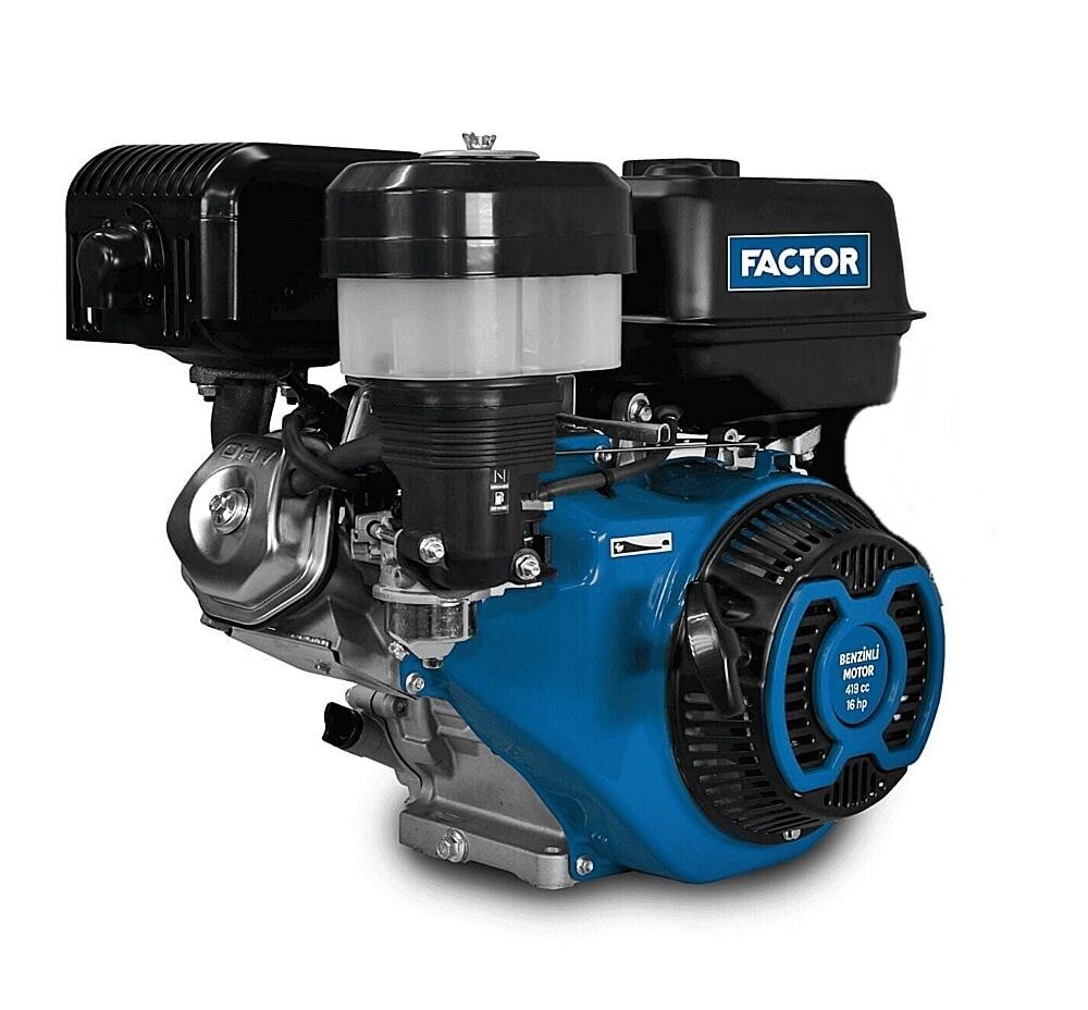 Factor MG420 Kamalı Benzinli Motor 16 HP – İpli Çalıştırmalı Güçlü Motor