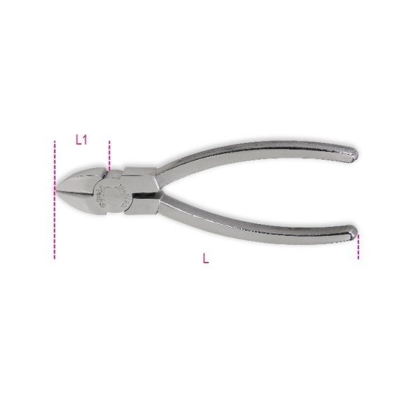 Beta 1082INOX Paslanmaz Çelik Yan Keski 160mm