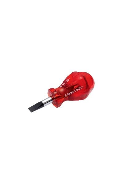 İzeltaş 4110176525 Kraft Seri Düz Uçlu Topaç Tornavida 6.5x25