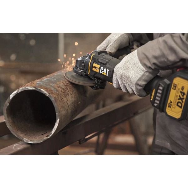 CAT DX31 Akülü Profesyonel Avuç Taşlama 115 mm-18Volt/4.0Ah
