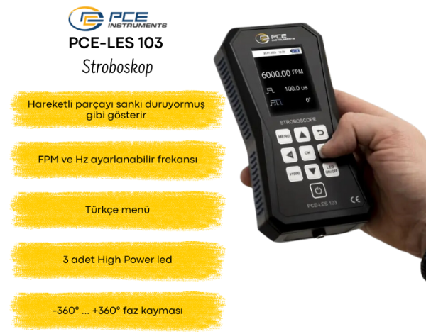 PCE-LES 103 Stroboskop