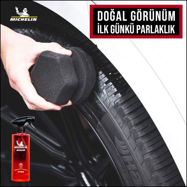 Michelin 500ml PRO Serisi Lastik ve Trim Parlatıcı, Koruyucu ve Yenileyici Sprey