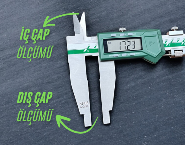 İnsize 1136-601 Çift Çeneli Dijital Kumpas 0-600mm