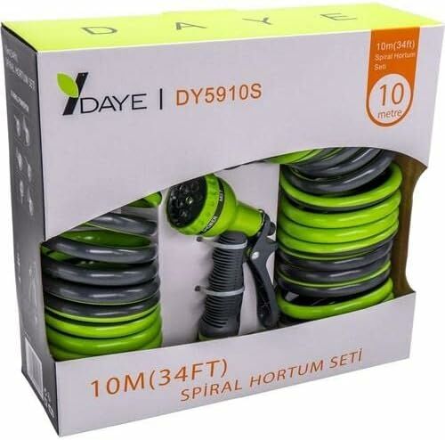 Daye DY5910S Spiral Hortum Seti 10 mt.