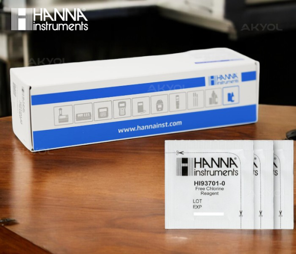 Hanna Serbest Klor Ölçüm Reaktifi HI93701-0 - 25 Testlik Paket