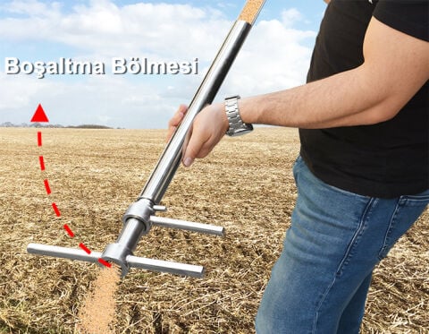 Loyka UST-100K Krom Üstten Boşaltmalı Numune Alma Sondası