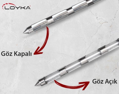 Loyka UST-150K Krom Üstten Boşaltmalı Numune Alma Sondası