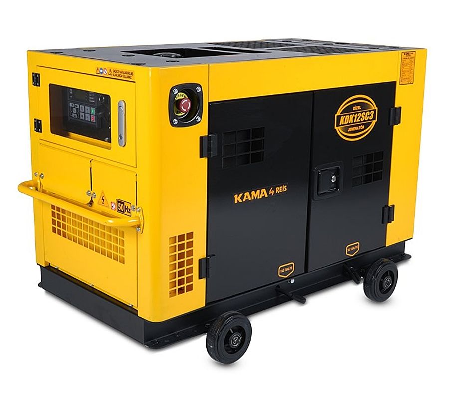 Kama By Reis KDK12SC3 Su Soğutmalı Dizel Jeneratör 12kVA Trifaze