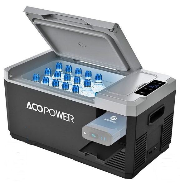 Acopower V18 12/24/220Volt 18Litre Kompresörlü Outdoor Oto Buzdolabı (Akü Dahil Değildir)