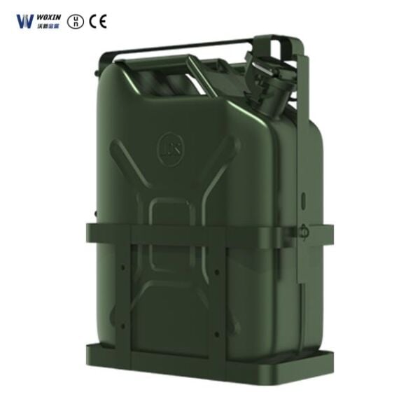 Maxser 10 Litre Metal Yakıt Bidonu - Çelik Gövde Yeşil Benzin ve Mazot Bidonu (Sızdırmaz Kapaklı)