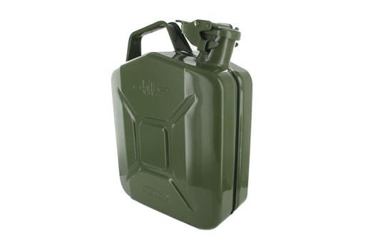 Maxser 5 Litre Metal Yakıt Bidonu Çelik Jerrycan Benzin Mazot