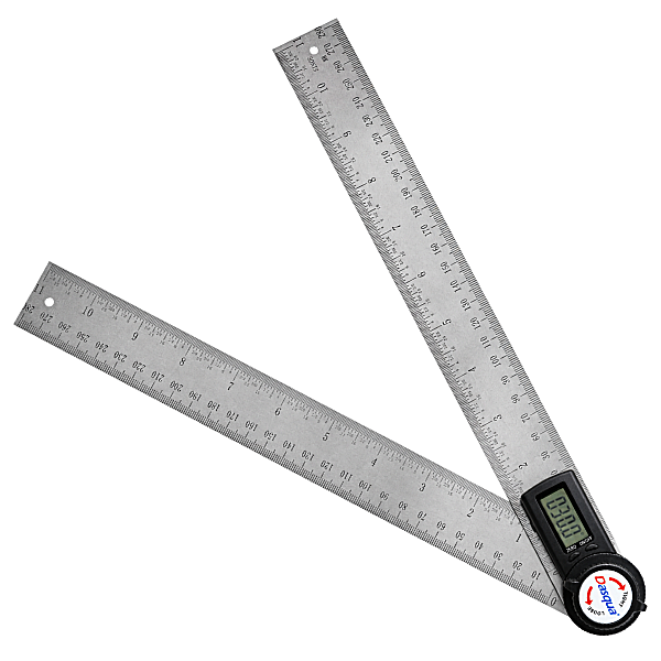 Dasqua 1022-4300 Profesyonel Dijital Açı ve Uzunluk Ölçer 30CM