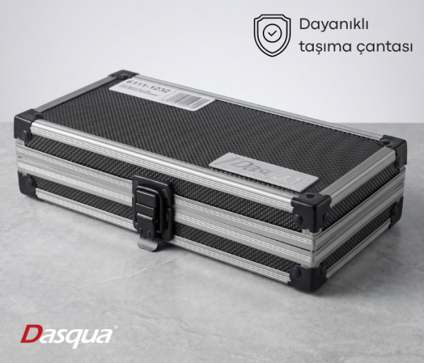 Dasqua 6111-1232 Kalınlık Ölçer Kalibrasyon Seti – Kalite 1 Profesyonel Kalibrasyon Plakası Seti