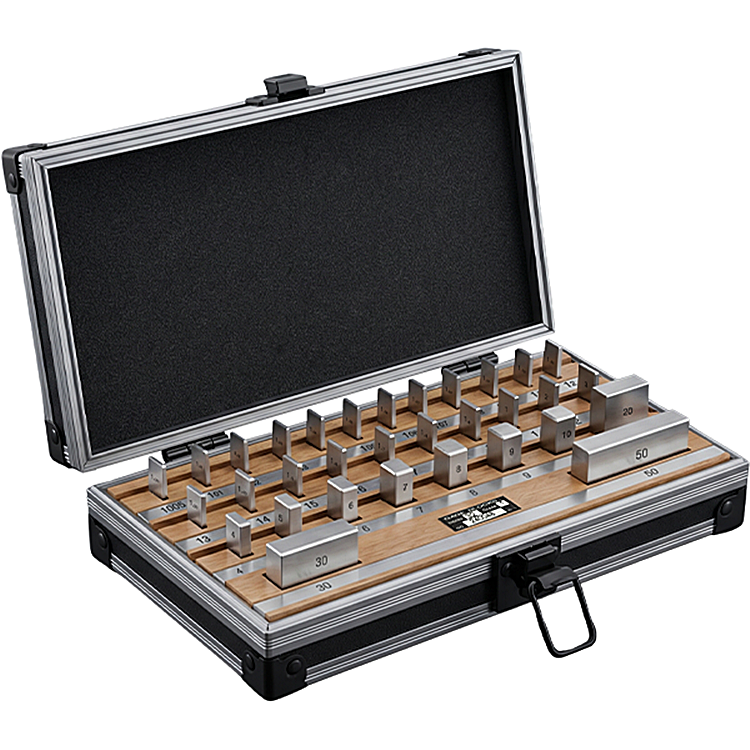 Dasqua 6111-1232 Kalınlık Ölçer Kalibrasyon Seti – Kalite 1 Profesyonel Kalibrasyon Plakası Seti