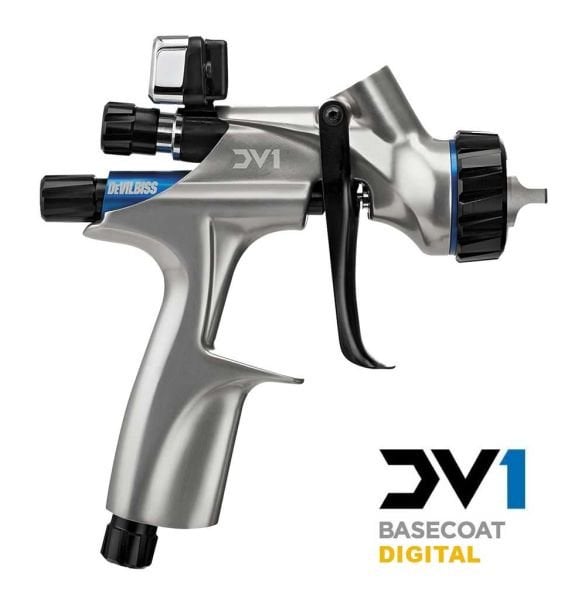 Devilbiss DV1 BASECOAT Üstten Depolu Dijital Boya Tabancası