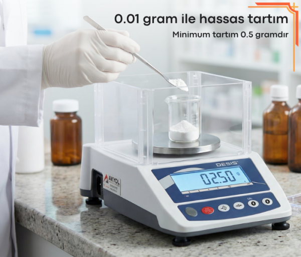 Desis BTU 600gr 0.01gr Dijital Hassas Terazi – Yüksek Hassasiyetli Tartı Cihazı