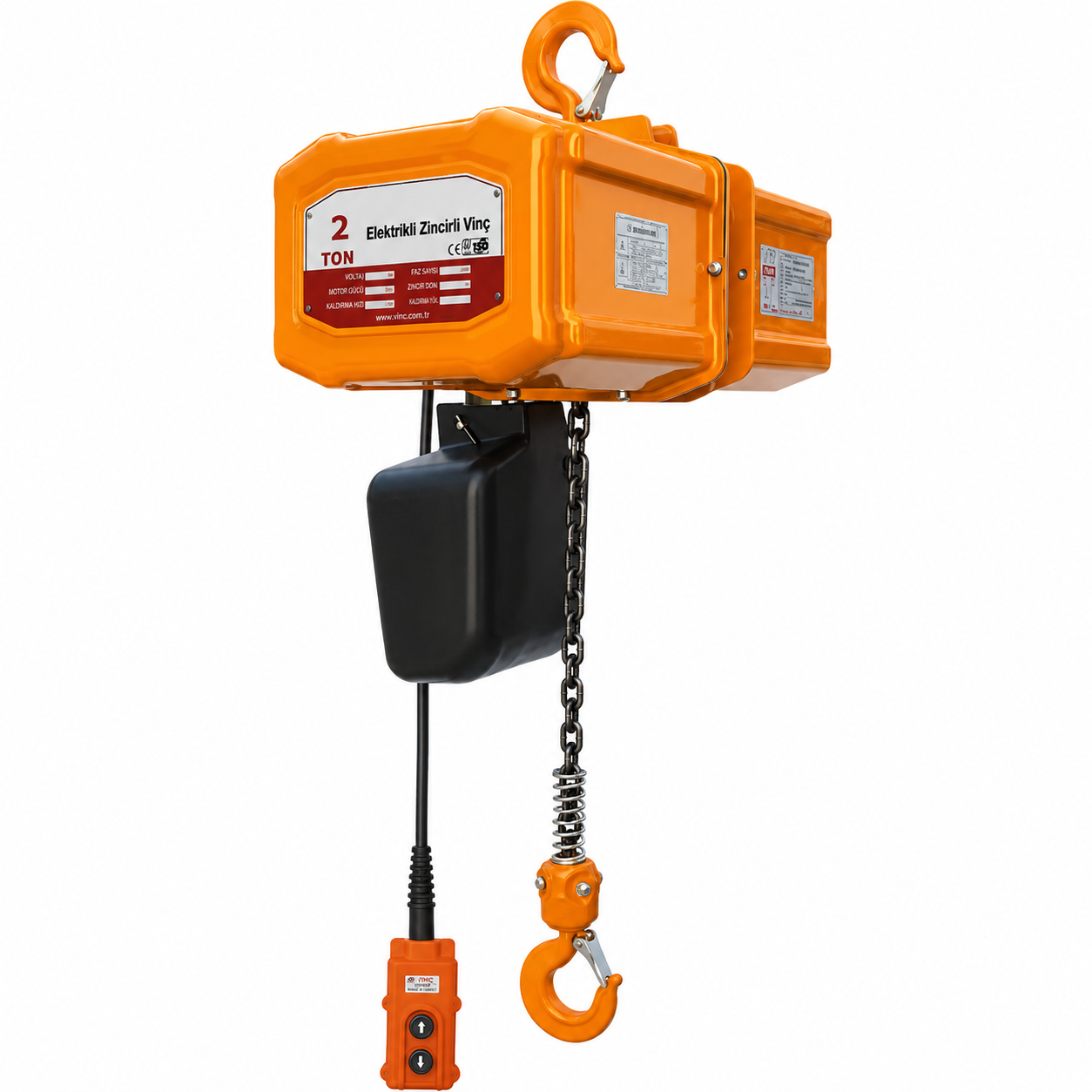 Viva Star VVVINC-2 Elektrikli Zincirli Vinç 2000 kg. 6 mt. 380V