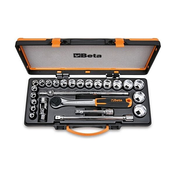 Beta 666/C20 Profesyonel Tork Anahtarı ve Lokma Takımı 40–200 Nm
