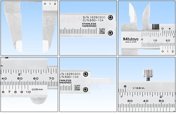 Mitutoyo 530-104 Mekanik Kumpas 150mm