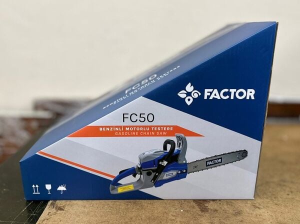 Factor FC50 Benzinli Ağaç Kesim Motoru | 3.6 Hp Güç – 50 cm Pala