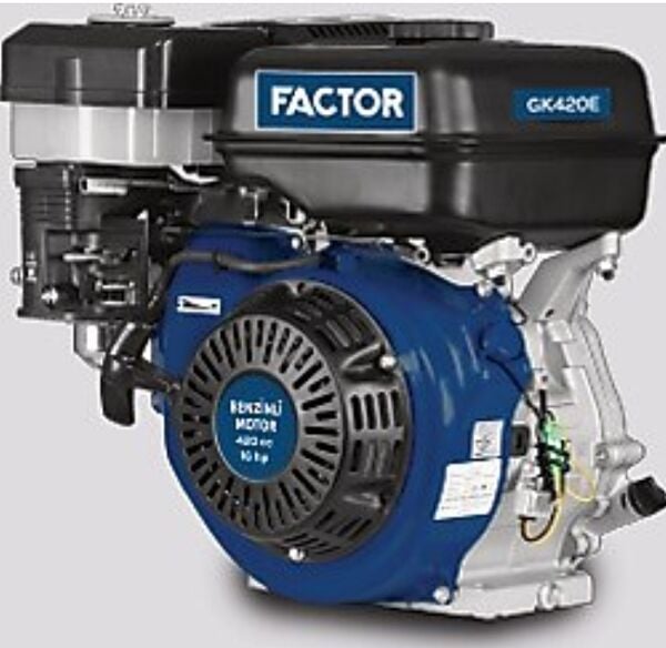 Factor GK420E Kamalı Benzinli Motor 16 Hp İpli/Marşlı