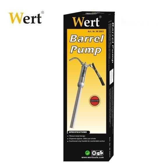 WERT 2903 Sıvı Aktarma Varil Transfer Pompası | 20 Lt/Dak Hızlı Akış