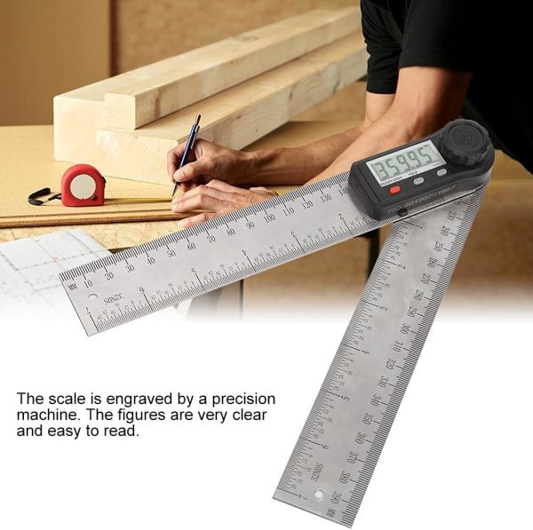 Bts BTS03103 Dijital Açı ve Uzunluk Ölçer 200mm