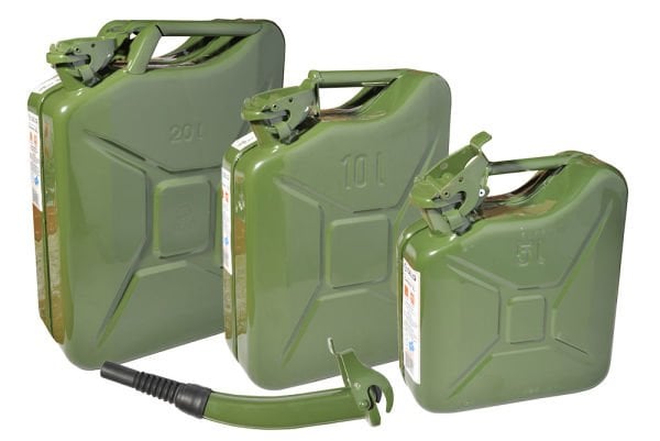 Gelg BB20 Yeşil Metal Yakıt Bidonu 20 Litre