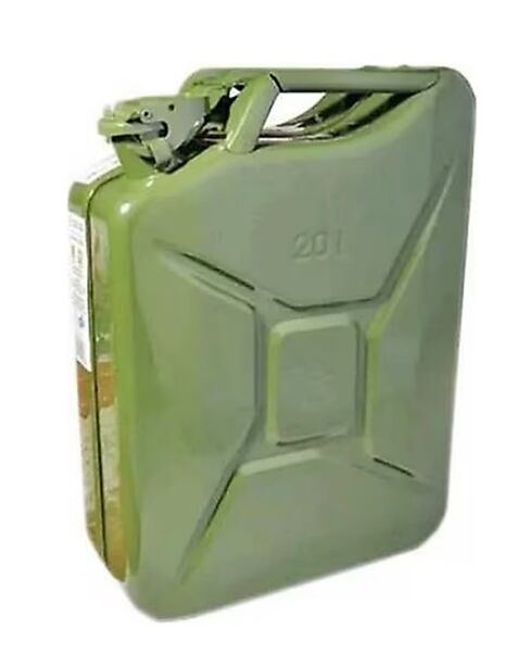 Gelg BB20 Yeşil Metal Yakıt Bidonu 20 Litre