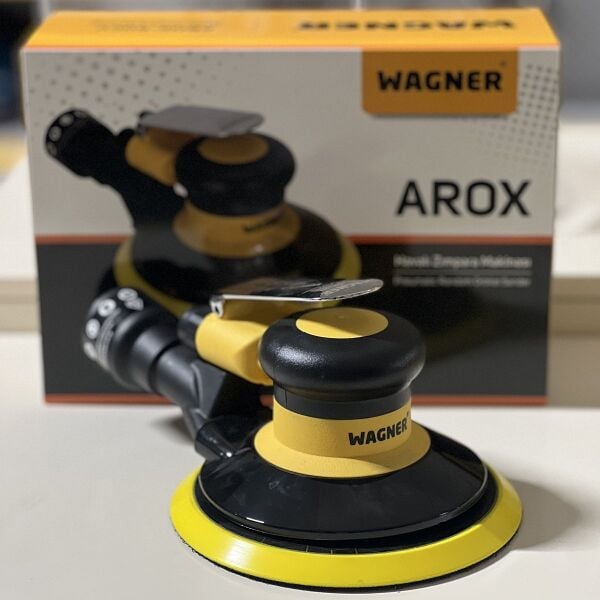 Wagner AROX-SV Havalı Zımpara Makinesi 150 mm - Toz Torbalı Profesyonel Daire Zımpara
