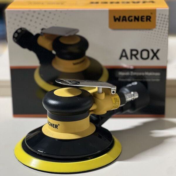 Wagner AROX-SV Havalı Zımpara Makinesi 150 mm - Toz Torbalı Profesyonel Daire Zımpara